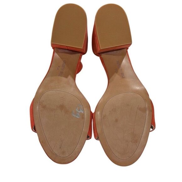 Kenneth Cole Hannon ankle wrap sandals with block heel - Picture 7 of 11